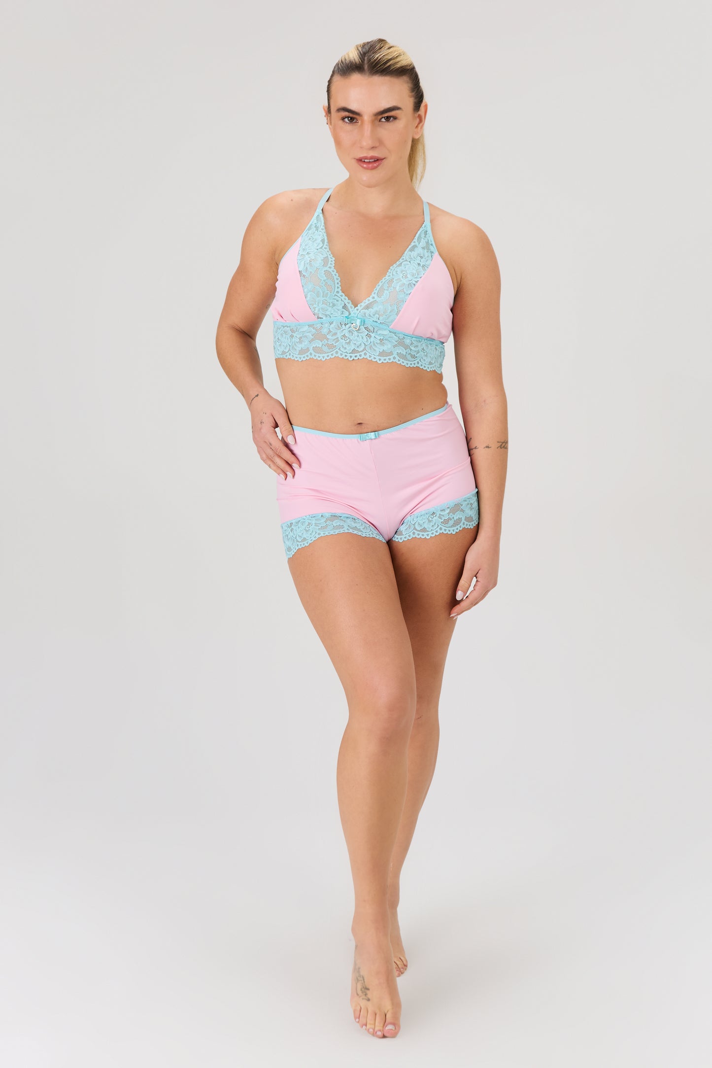 Minidoll Verde e Rosa