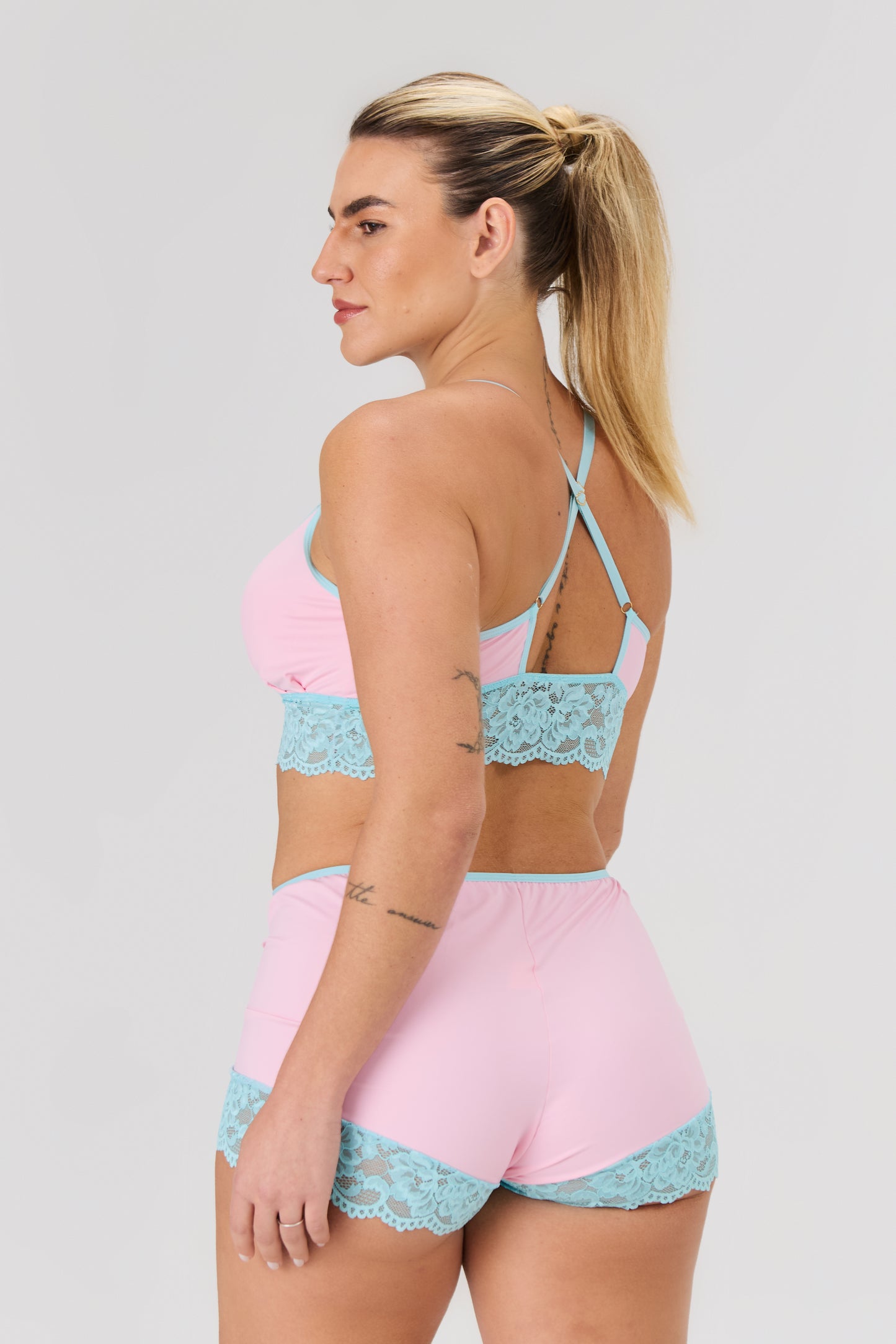 Minidoll Verde e Rosa