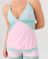 Babydoll Rosa e Verde