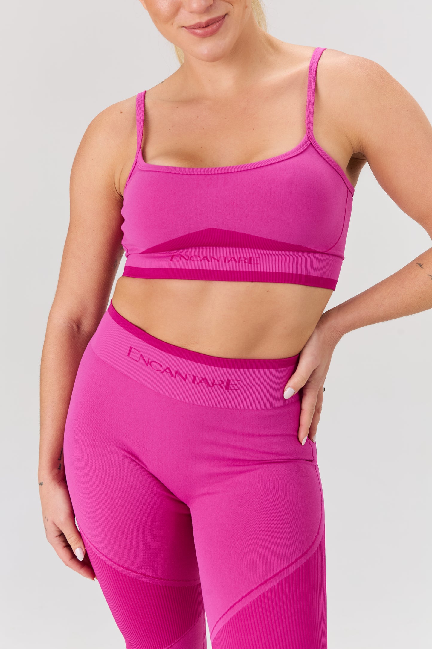 Conjunto Fitness Top Alcinha + Calça Legging