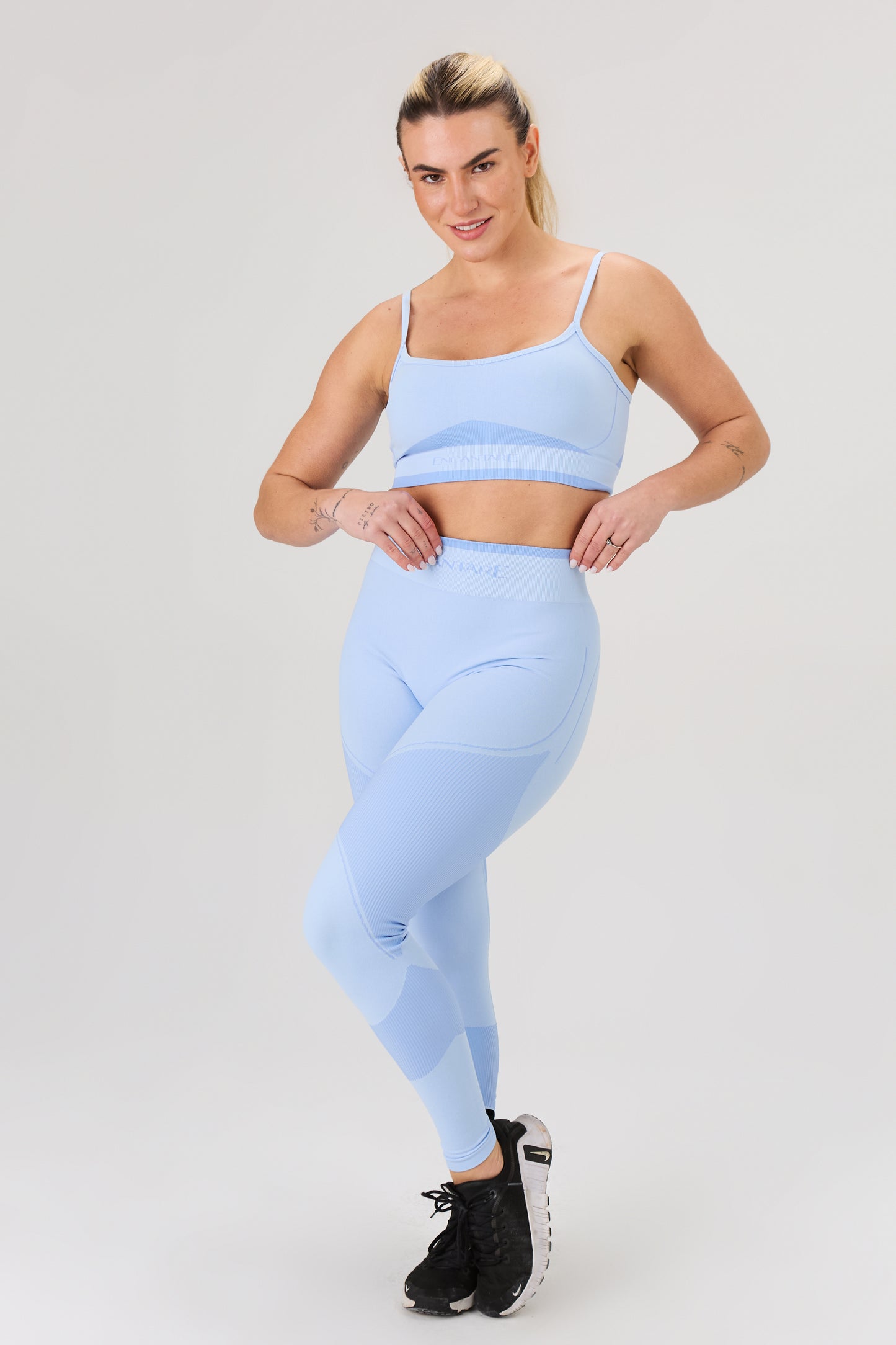 Conjunto Fitness Top Alcinha + Calça Legging