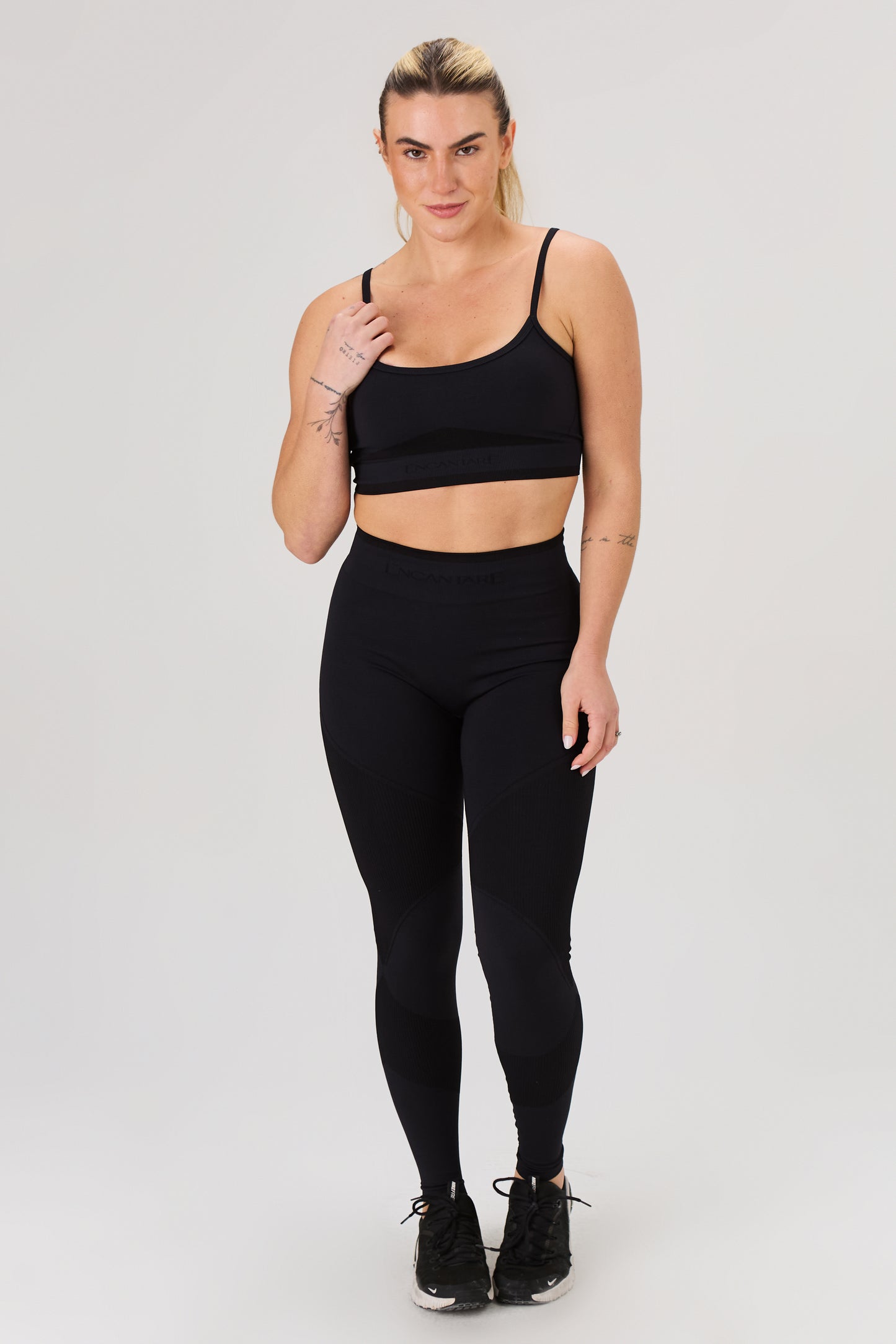 Conjunto Fitness Top Alcinha + Calça Legging