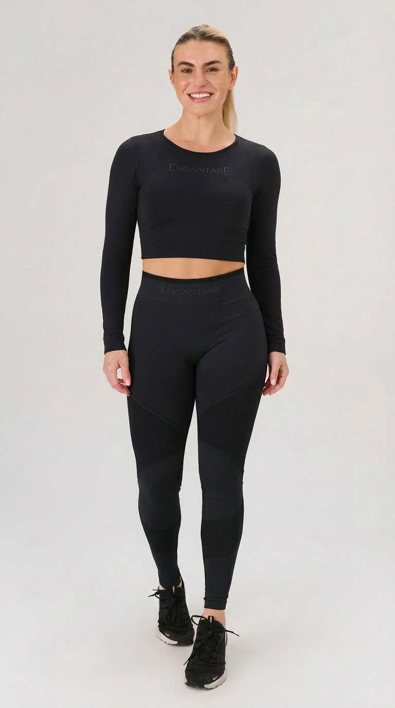 Cropped Poesia Manga Longa