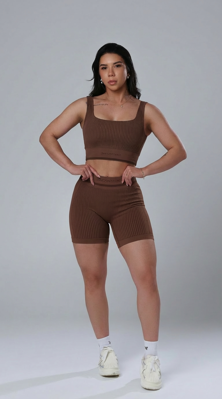 Top + Bermuda Poesia 3D